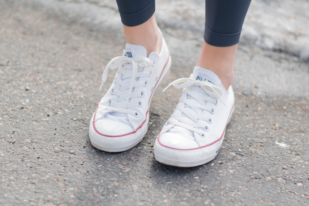 White Converse Sneakers