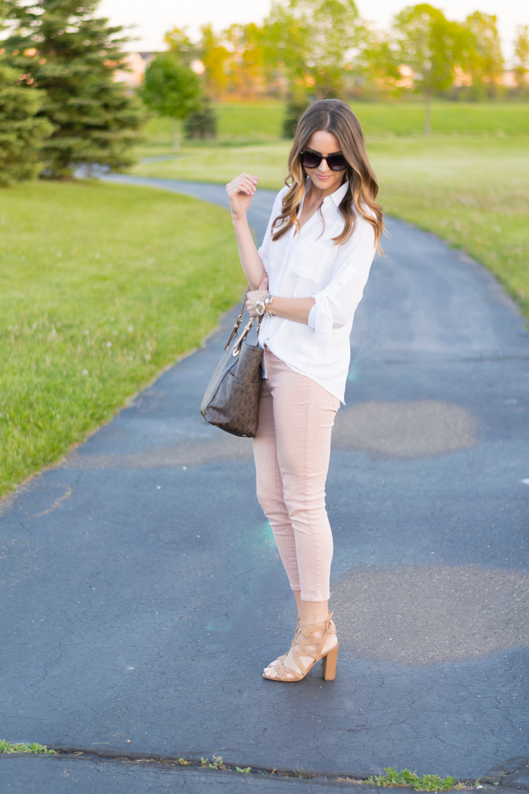 Wear to Work: Cropped Blush Pants - The Styled Press