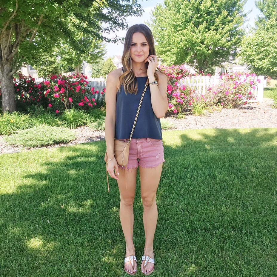 Blush-Distressed-Shorts