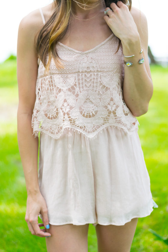 Lace Romper + $500 Nordstrom GIVEAWAY!