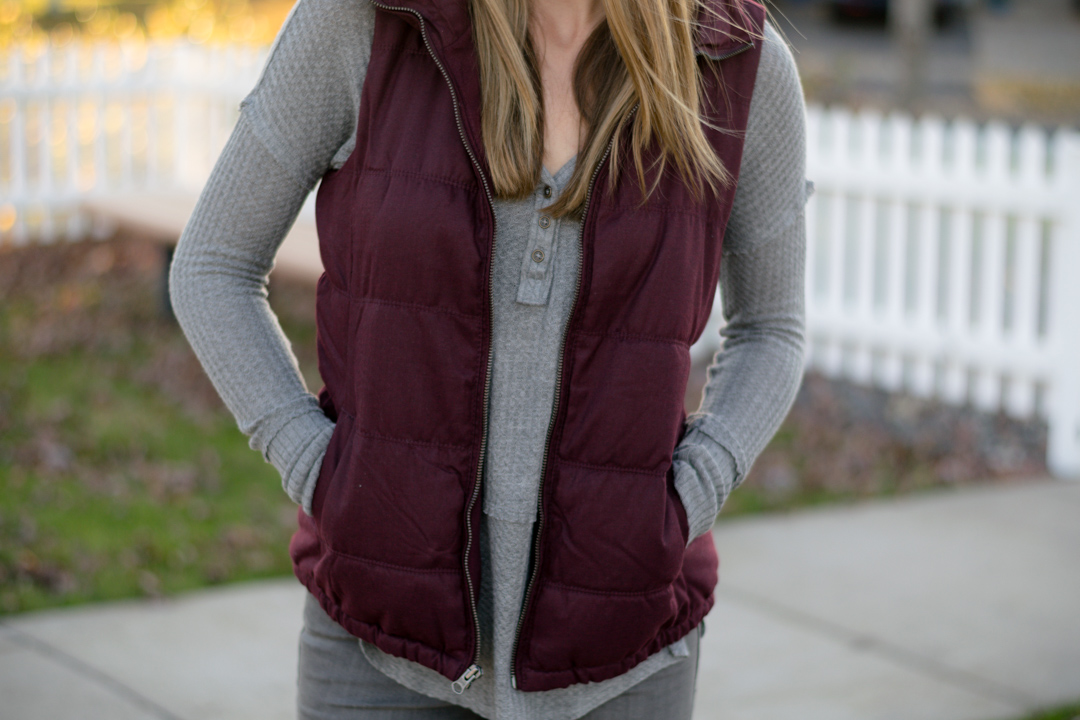 old-navy-frost-free-maroon-vest-outfit-13 - The Styled Press