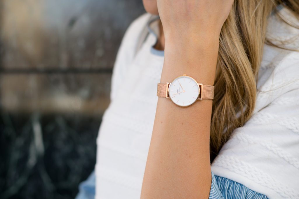 daniel wellington rose gold classic petite watch, minneapolis style blogger, fashion bloggers in minnesota, mn blogger