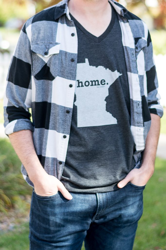 mens the home t, Minnesota state tee, t-shirt
