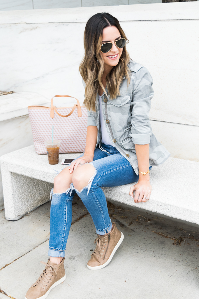 koolaburra Kayleigh high top sneakers, high-top sneakers outfit, Minneapolis blogger