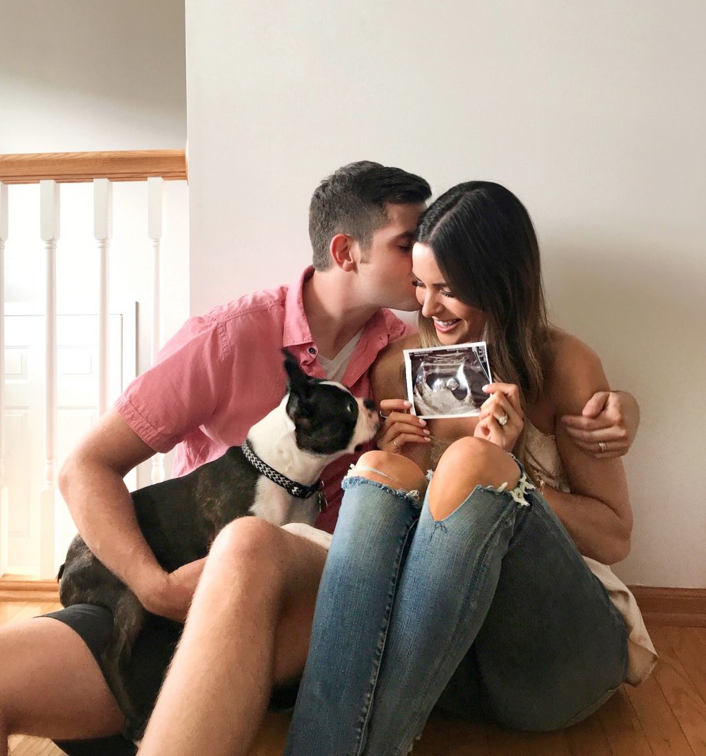 blogger baby annoucement, the styled press, we're having a baby