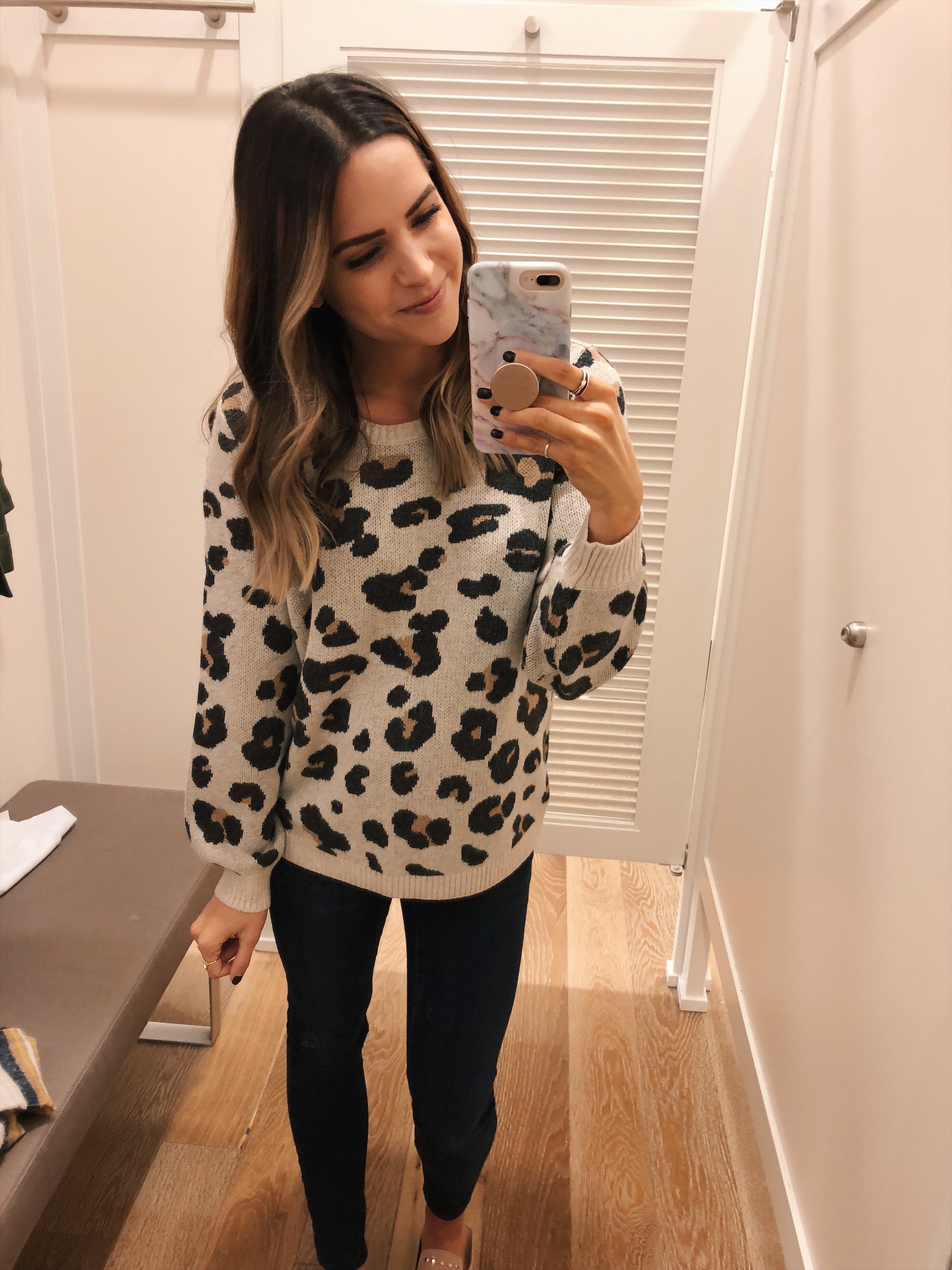 Loft leopard cardigan sale