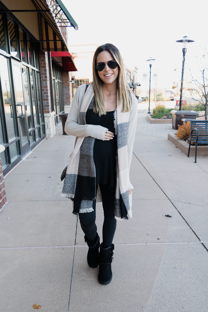 black ugg boots outfit