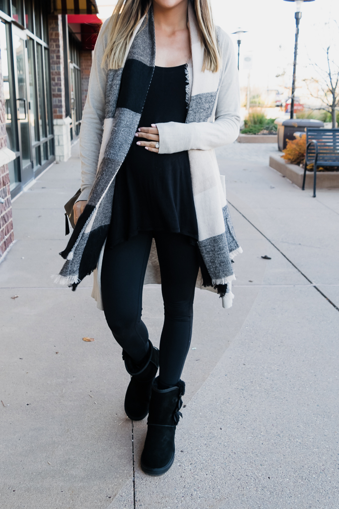 black ugg boots outfit