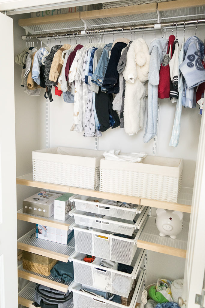 Nursery Closet Organization: ELFA Decor Upgrade from The Container