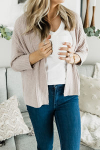 qvc tsv, today's special value, barefoot dreams cozy chic lite ribbed shrug cardi