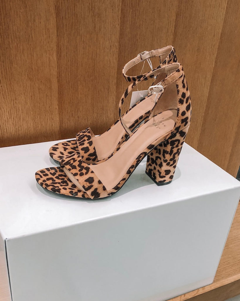 leopard heels target