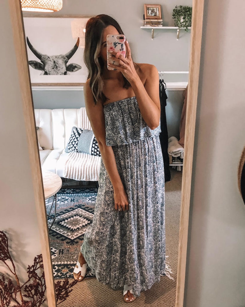 amazon try on, haul, june, 2019, maxi dress