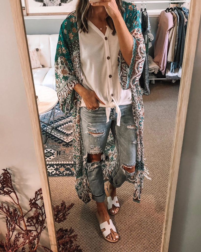 amazon try on, haul, june, 2019, Bsubseach Womens Chiffon,Rayon Beach Blouses Kimono Cardigan Long Bikini Cover Up