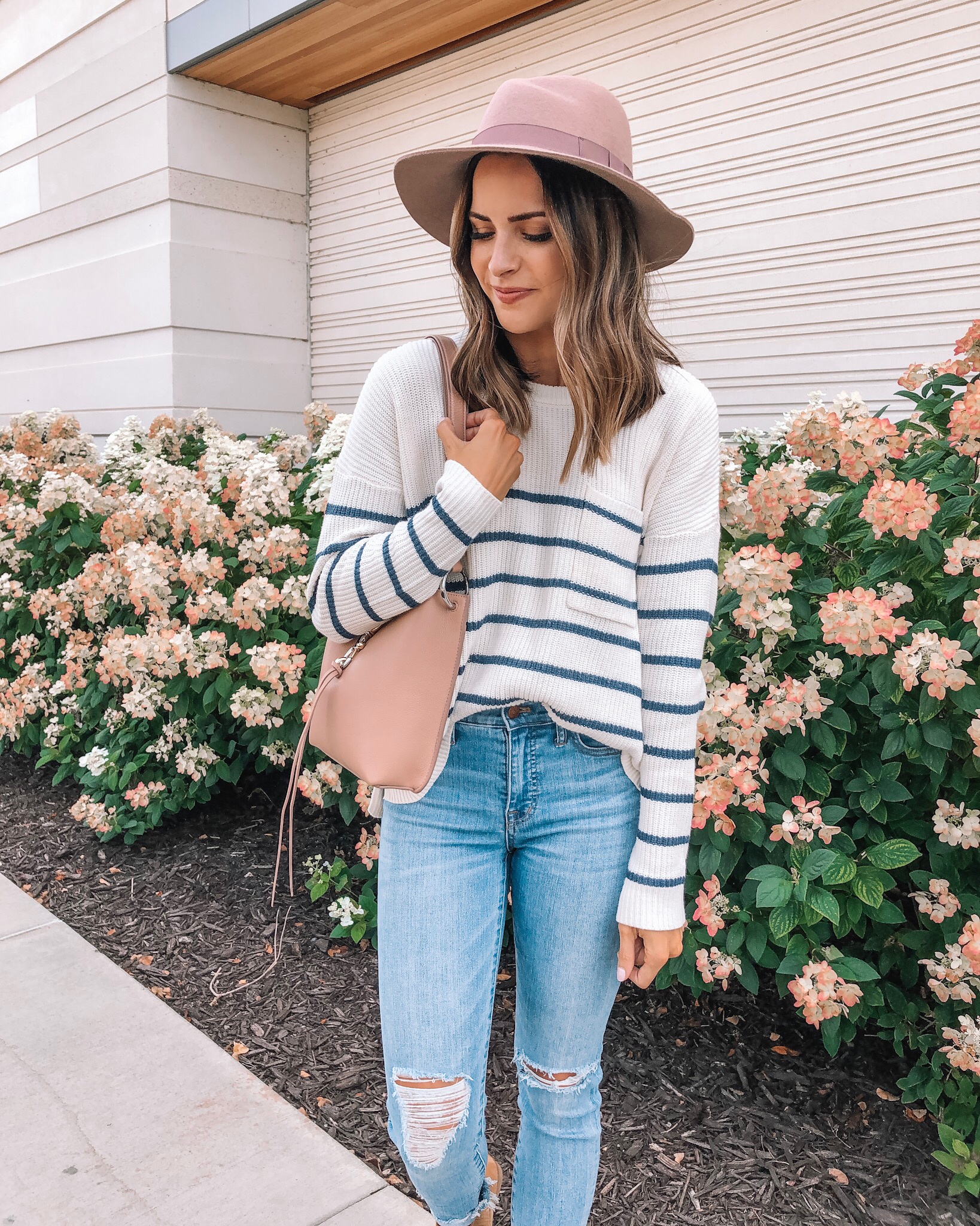 my go-to fall outfit, fall fashion, made well, Nordstrom, Rebecca minkoff small Megan crossbody bag, wool felt hat, minneapolis blogger