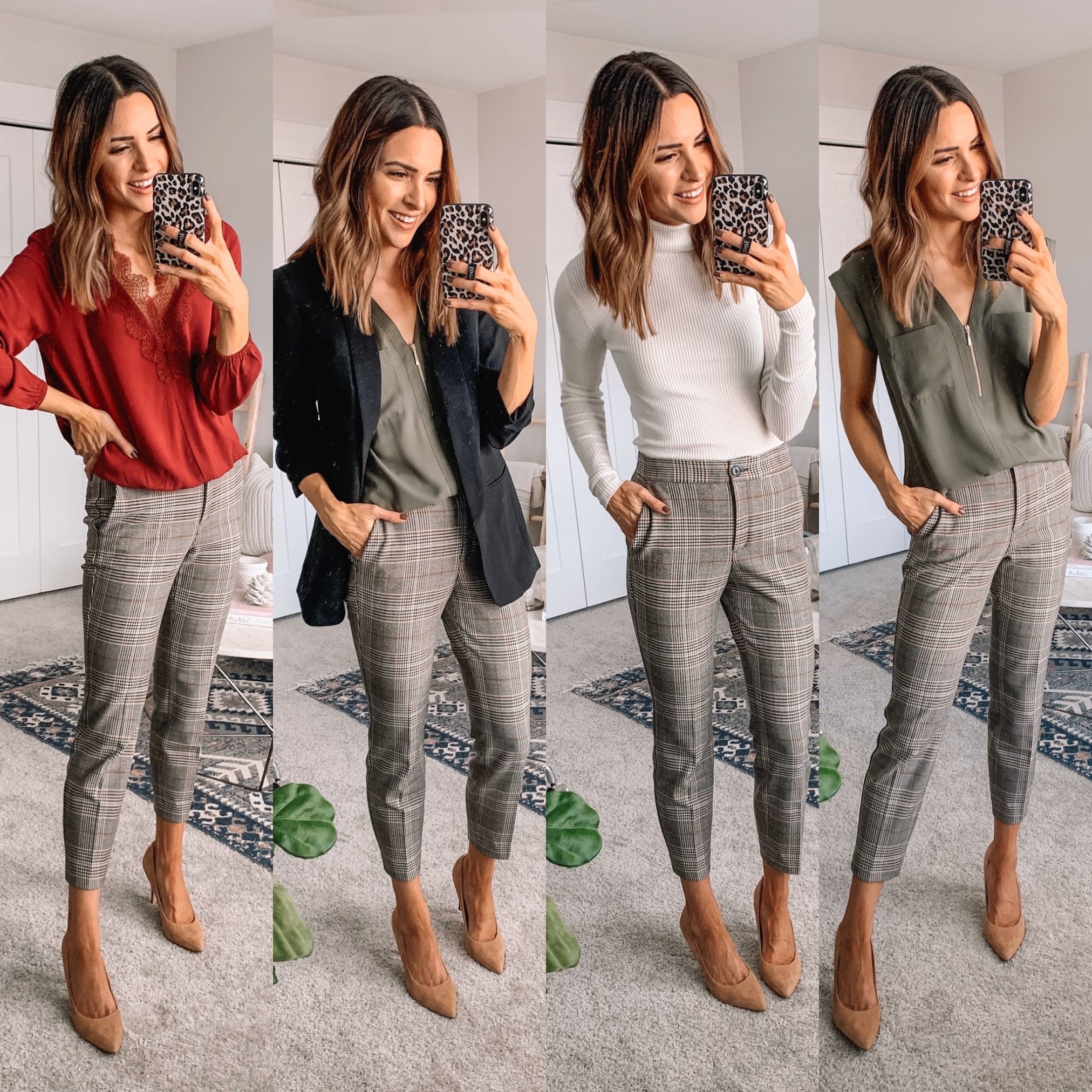 How to Style Plaid Pants for Work The Styled Press