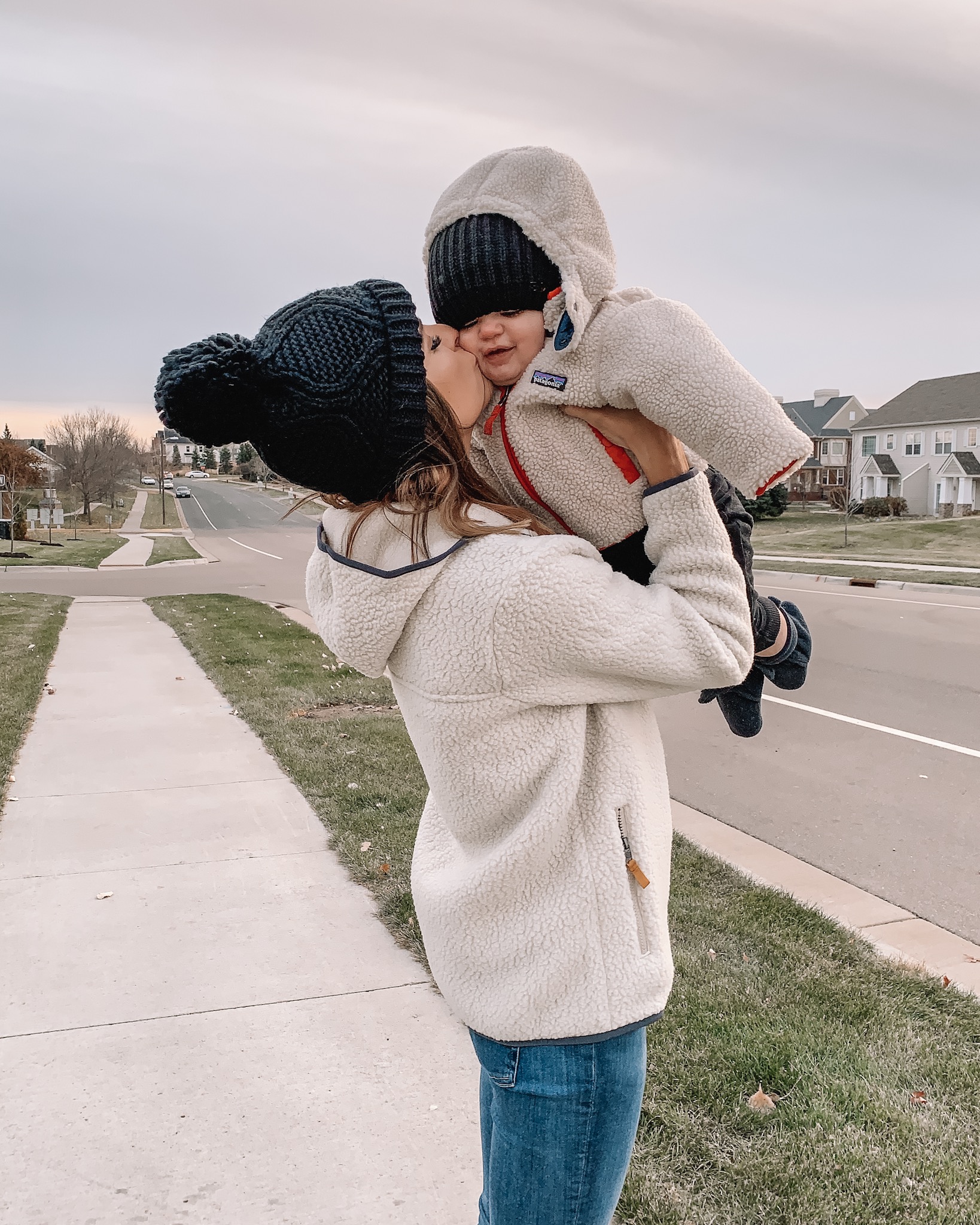 pre-winter favorites, Patagonia retro pile fleece hooded jacket, infant boys reversible winter jacket, backcountry, Sorel Lexie boots