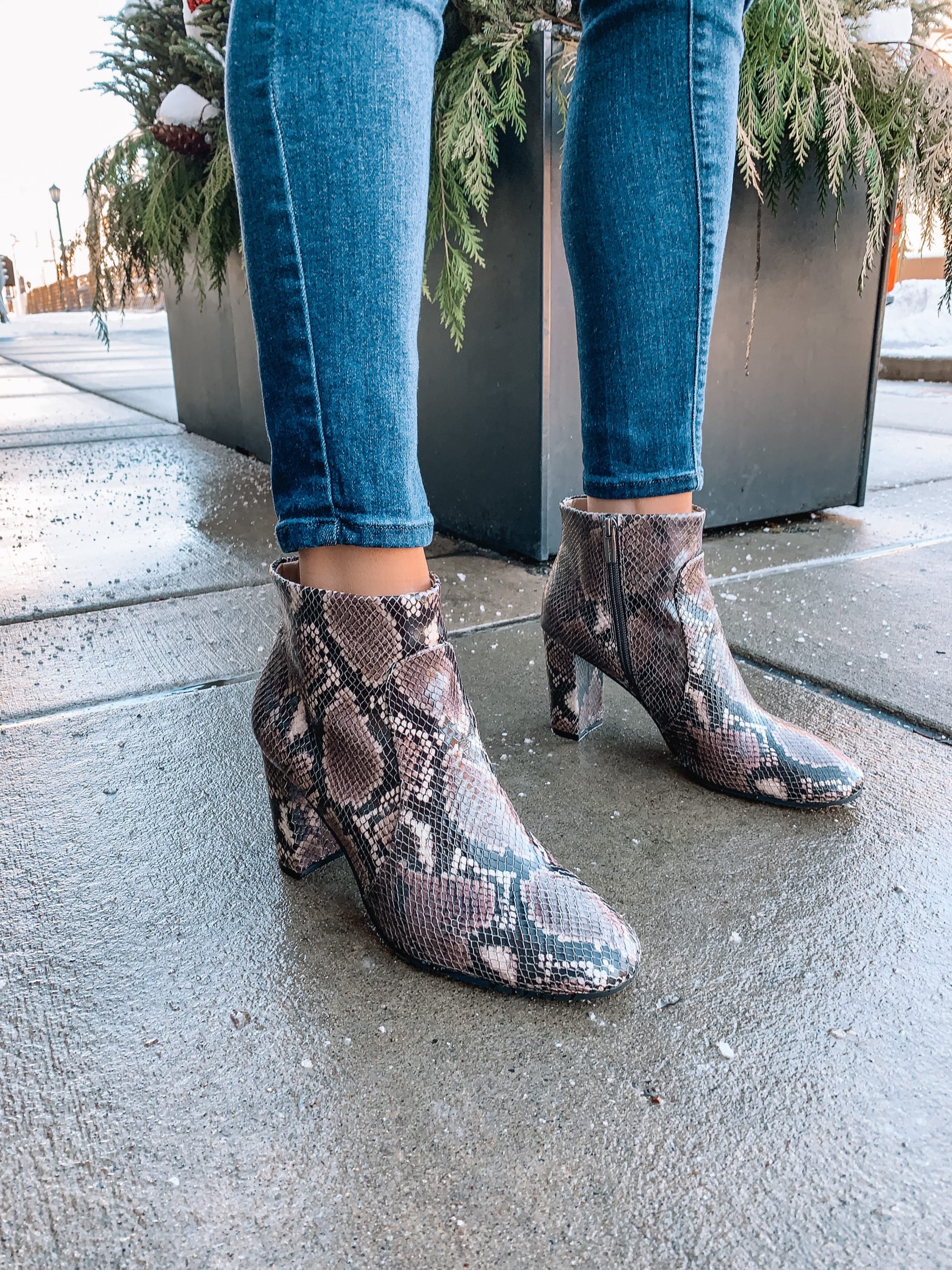 vince camuto snake boots