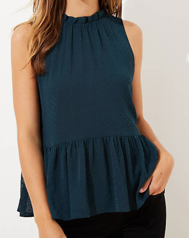 loft, peplum top, best sellers of January 2020