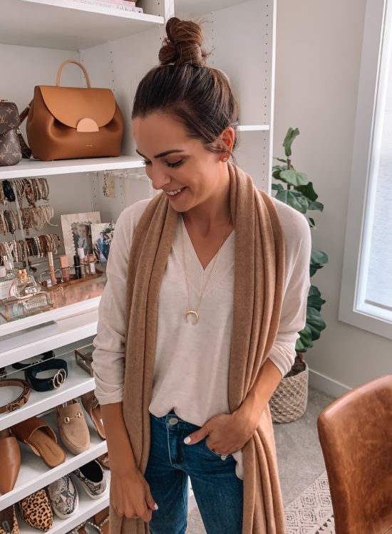 nsale accessories, Nordstrom anniversary sale, nsale in stock, nordstrom anniversary sale 2020, halogen cashmere scarf, Gorjana crescent necklace