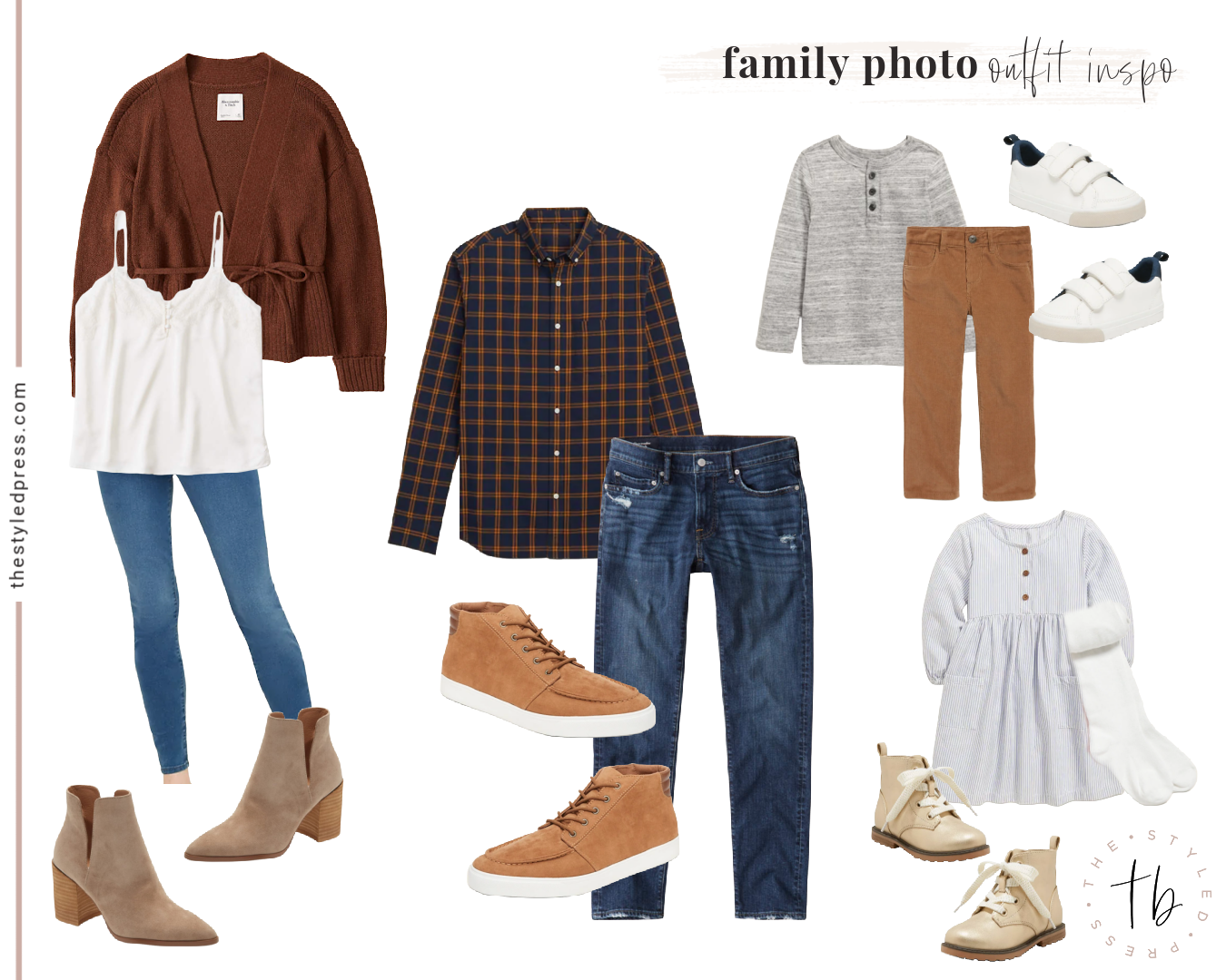 Fall Family Photo Outfit Ideas - The Styled Press