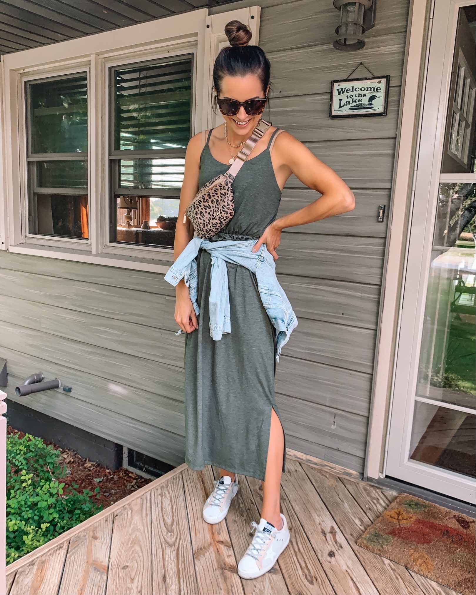old navy finds, maxi dress outfit
