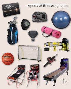 sports gift guide, fitness gift guide, gifts for him, gifts for her, gifts for families, gifts for kids