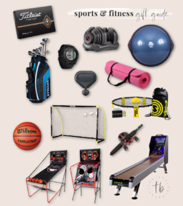 sports gift guide, fitness gift guide, gifts for him, gifts for her, gifts for families, gifts for kids