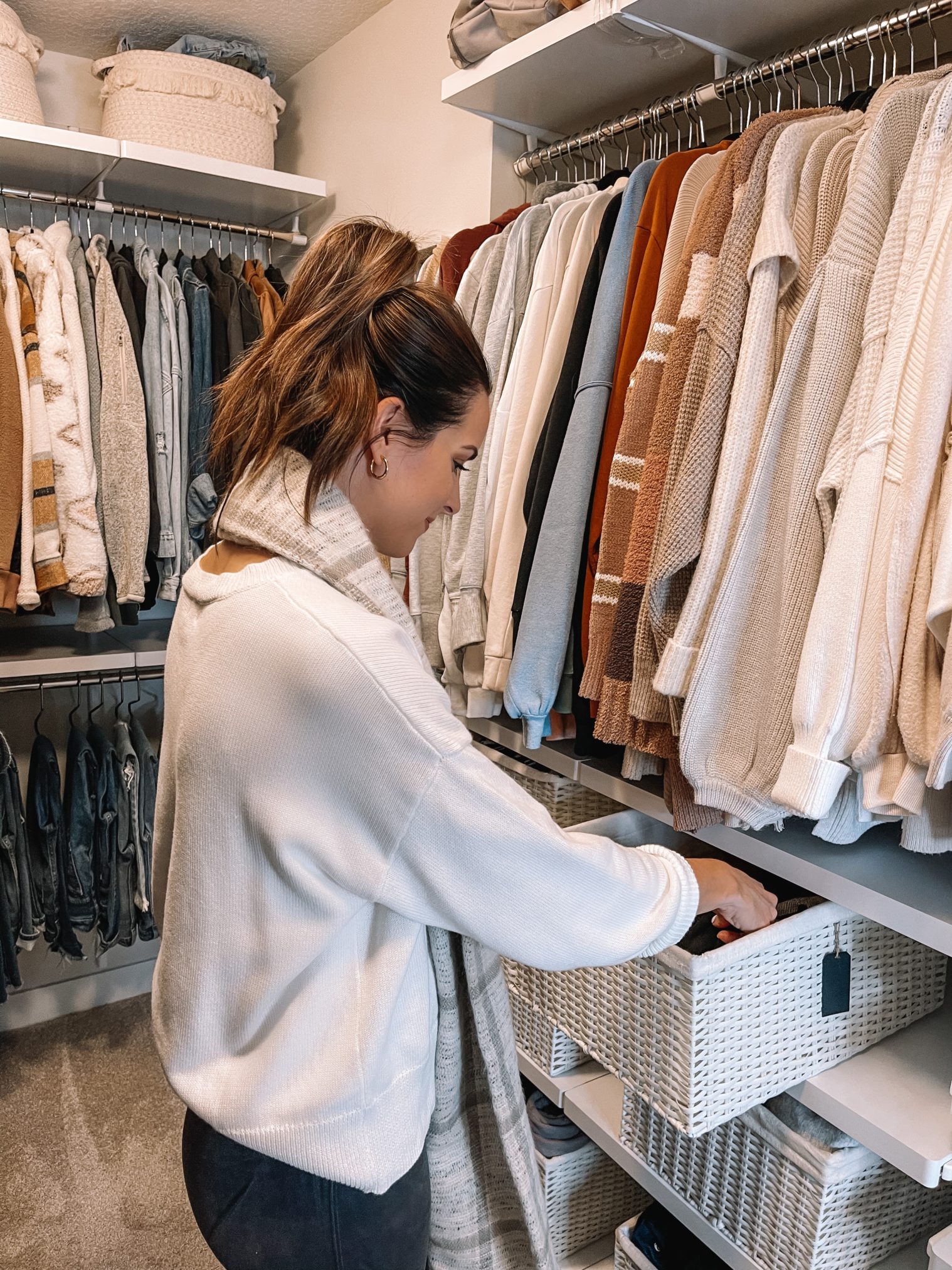 The Container Store Petite Wooden Hangers