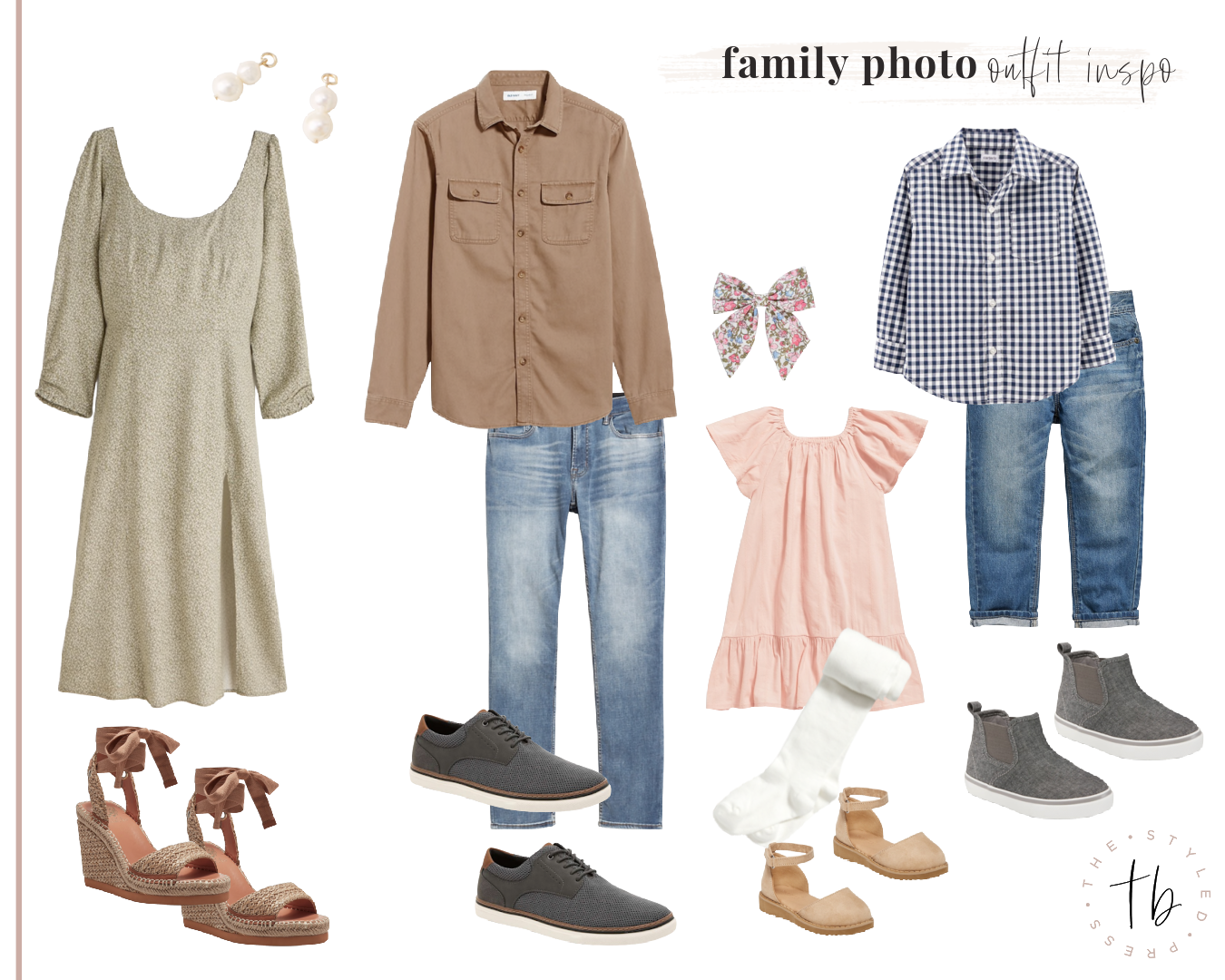 Spring family outlet picture outfits