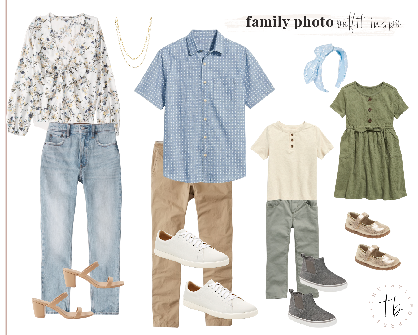 Spring family 2024 photo outfit ideas