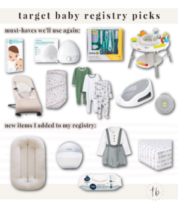 target baby registry recommendations, baby registry picks, Taylor Brown baby must haves