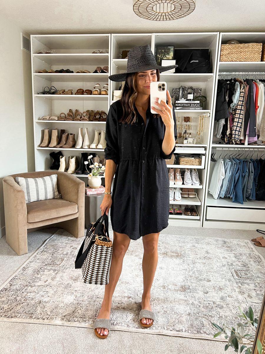 spring outfit 2022, spring outfits, summer outfit, shirt dress