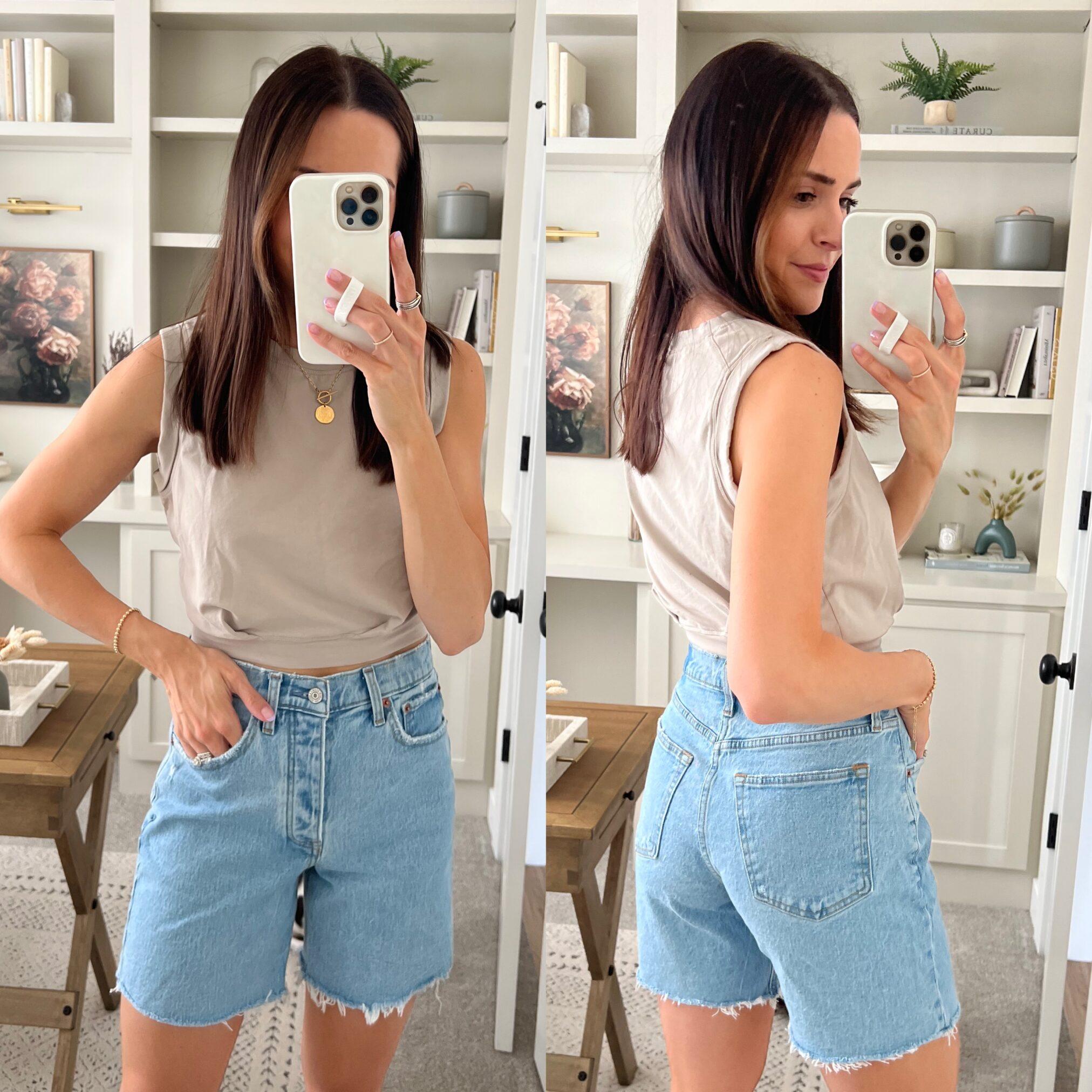 What i ordered vs what i got from madish🤫#review #shorts #denim  #denimlook #viral#minivlog 