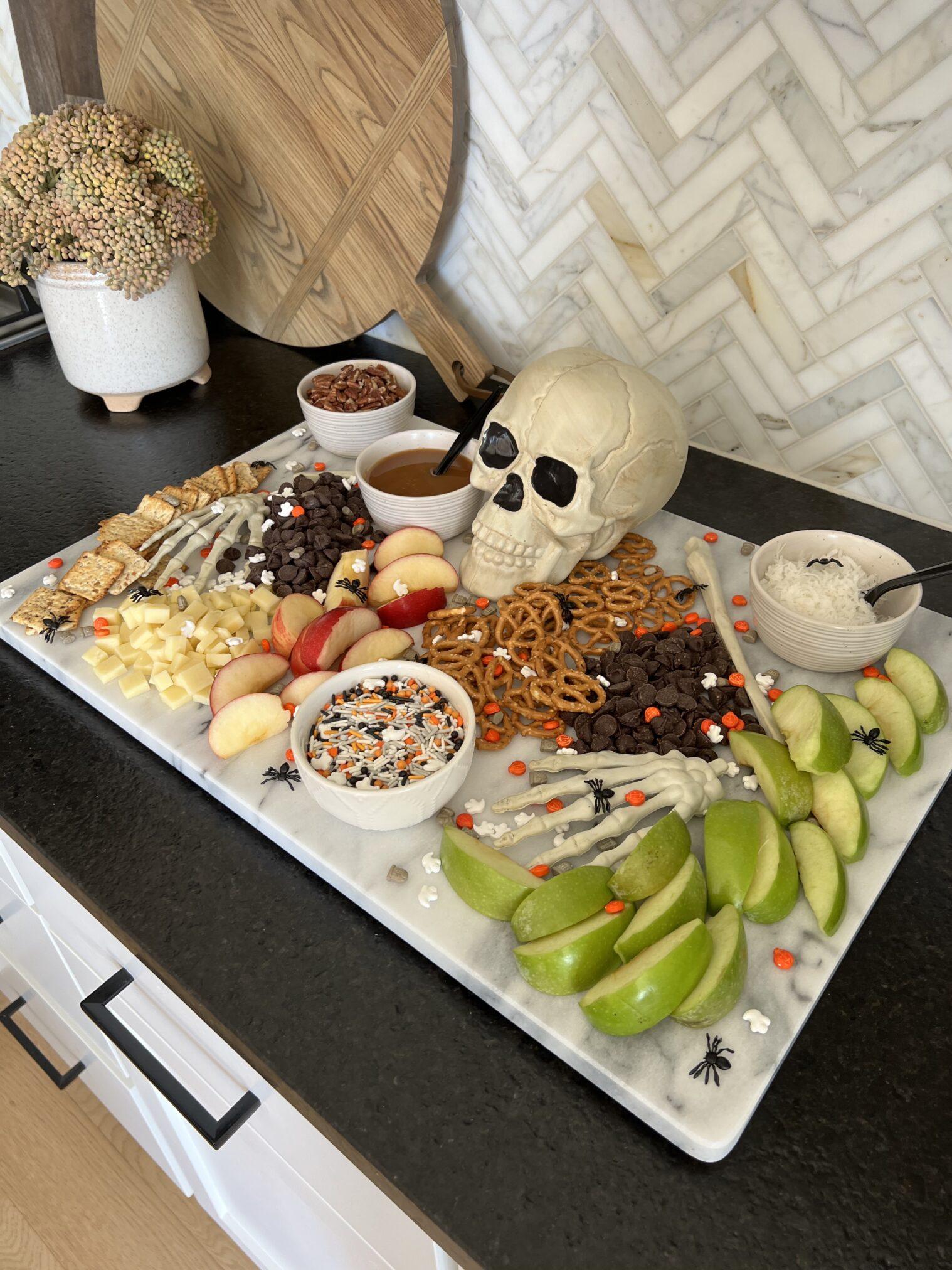 halloween snack board