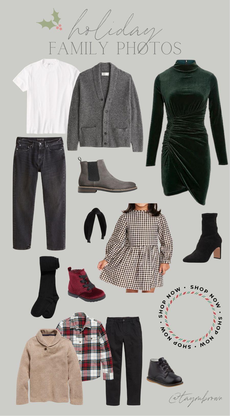 Holiday Family Photo Outfit Ideas - The Styled Press